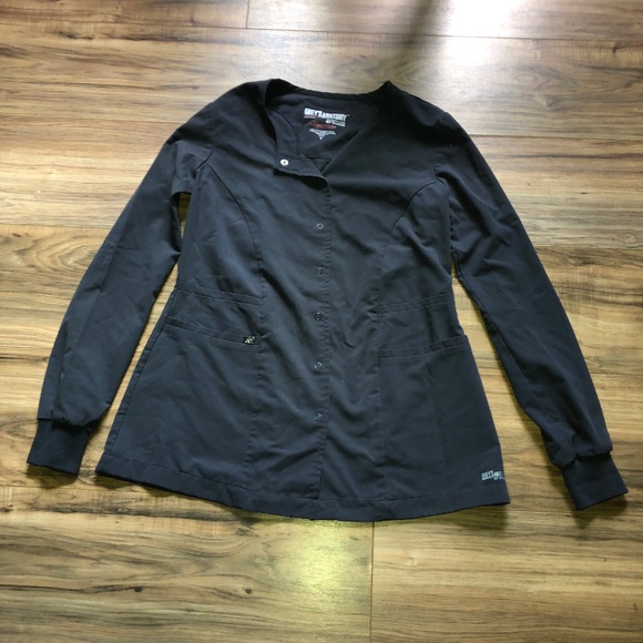 Greys Anatomy grey scrub jacket - Picture 1 of 3